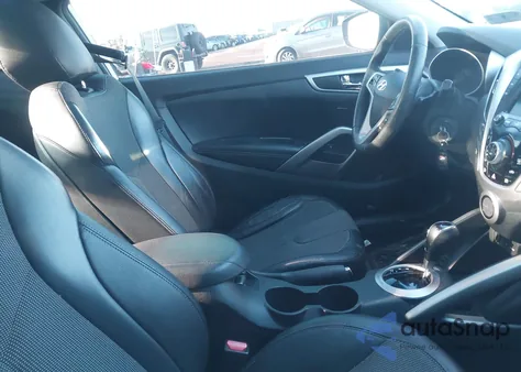 2012 Hyundai Veloster Base W/Black from USA, damaged, VIN KMHTC6AD9CU030695